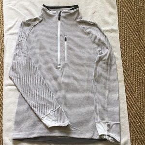 Lululemom striped half zip